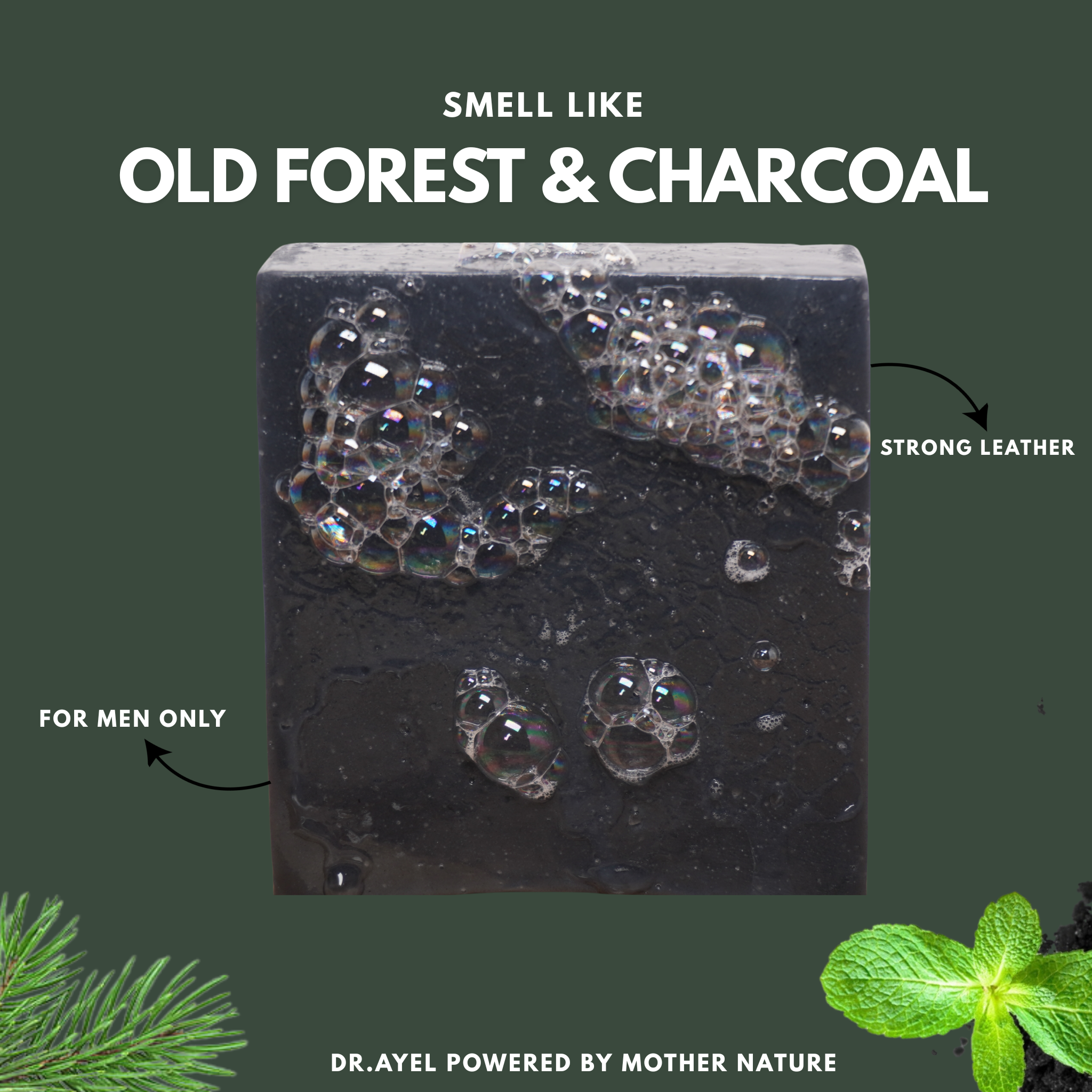 Handcrafted Bar Soap Obsidian Pine