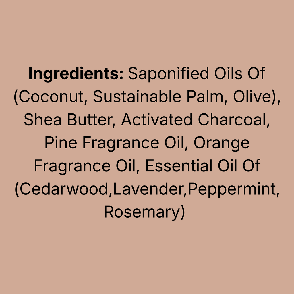 Handcrafted Bar Soap Obsidian Pine